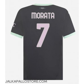 AC Milan Alvaro Morata #7 Kolmaspaita 2024-25 Lyhythihainen